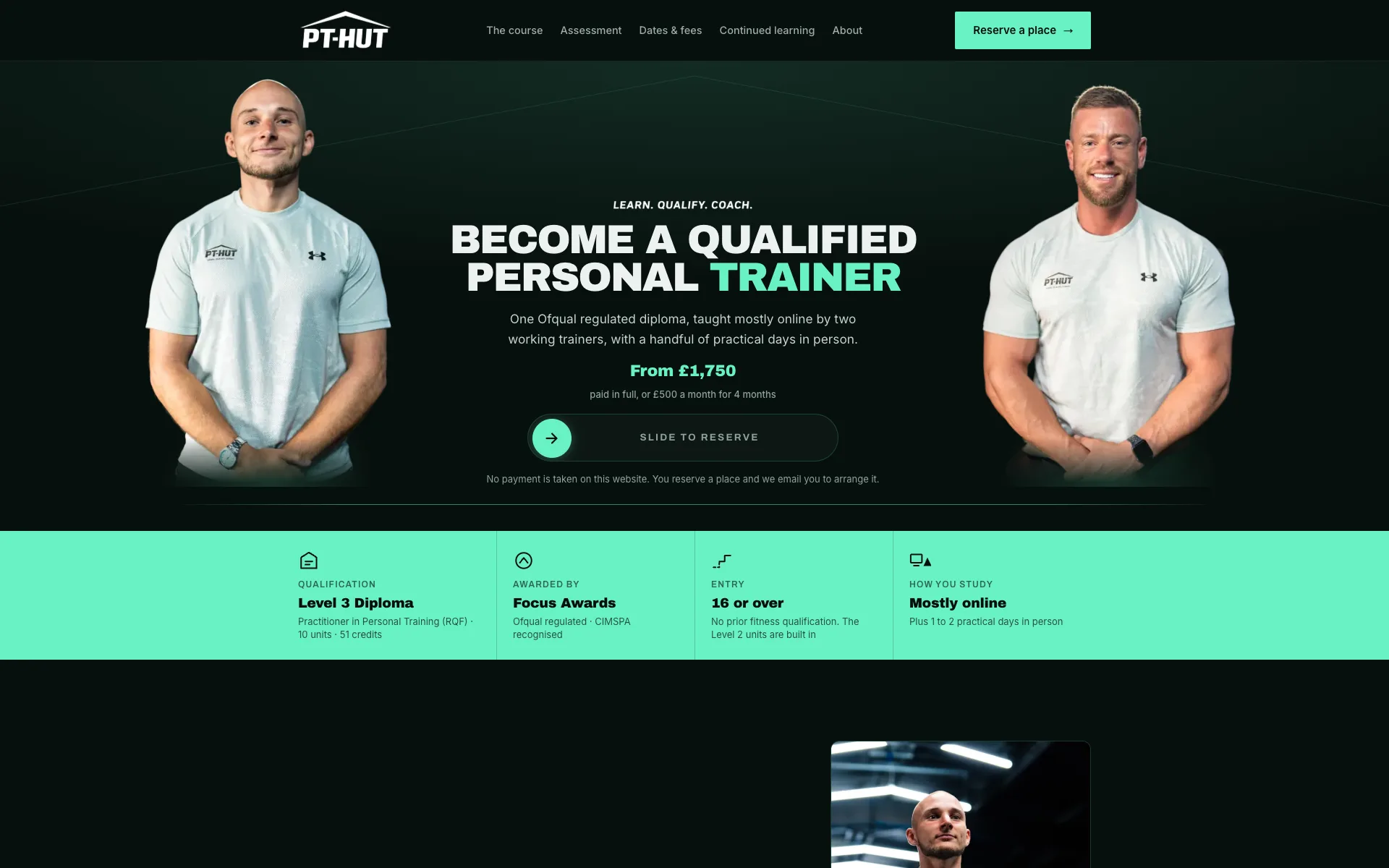 PT Hut desktop screenshot