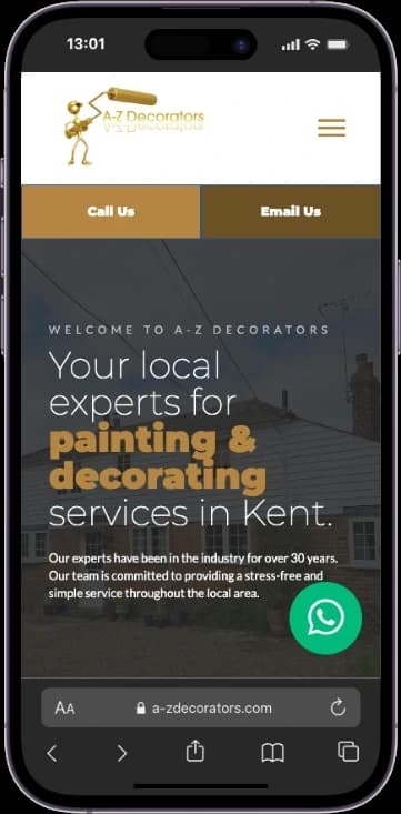 A-Z Decorators mobile screenshot